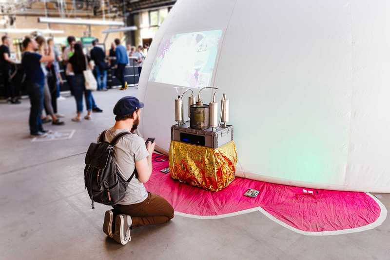 re:publica conference game - Toto in action